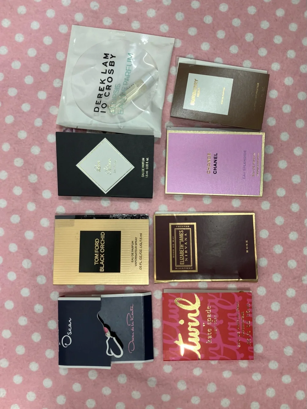 8 Samples - Designer fragrance